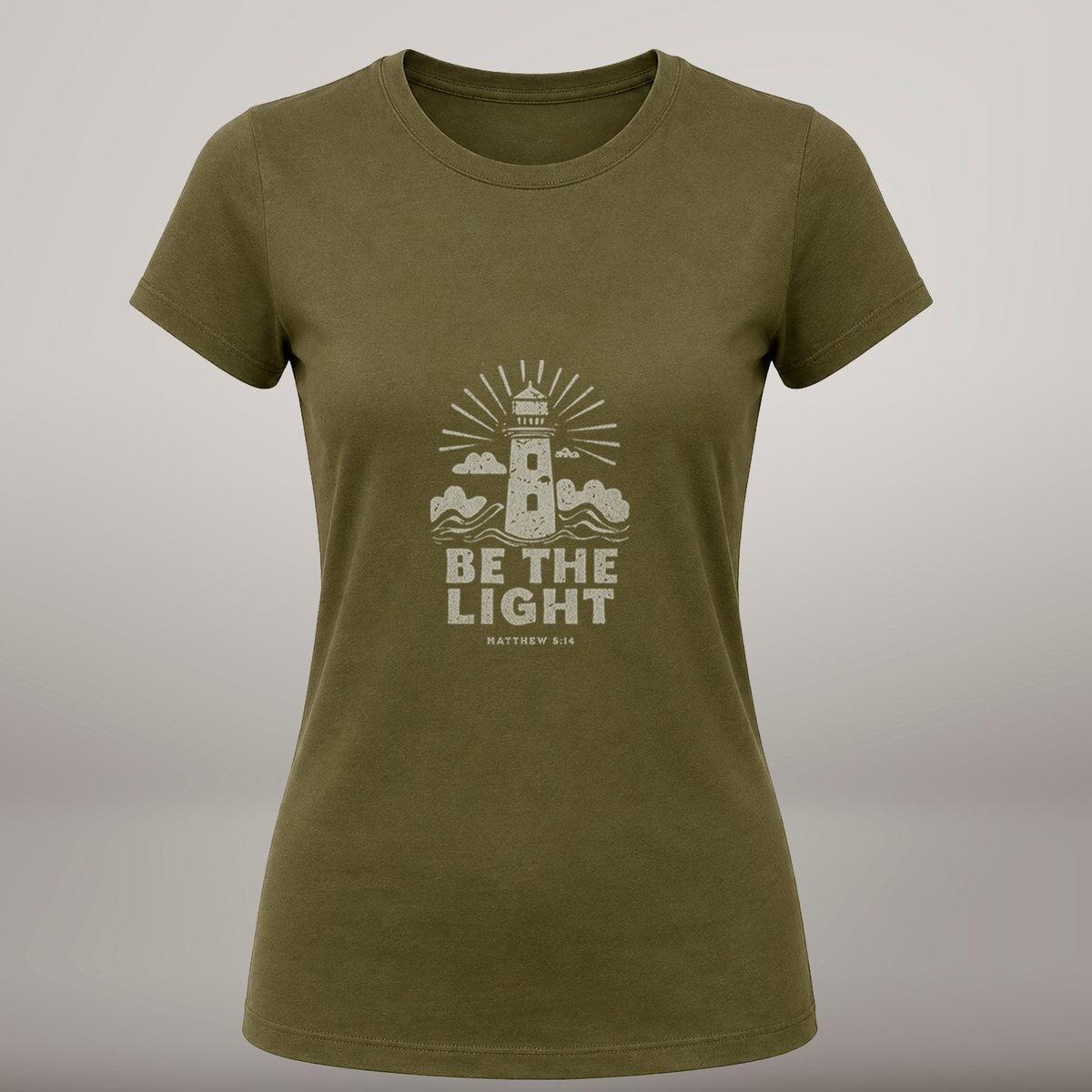 Be the Light – T-shirt de Manga Curta | Caminho Collection | Sheepfy - Sheepfy