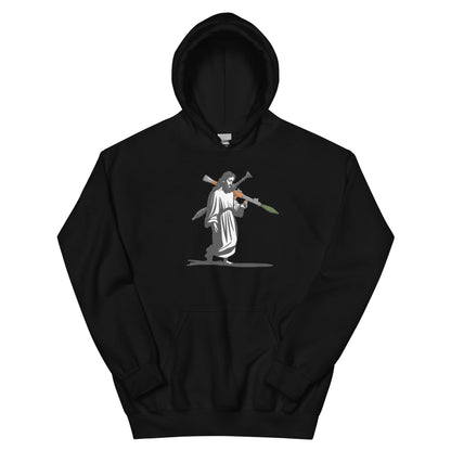 Blusa de moletom com capuz unissex - Jesus - Sheepfy