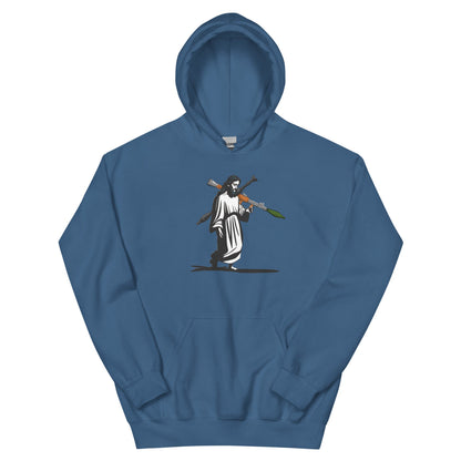 Blusa de moletom com capuz unissex - Jesus - Sheepfy