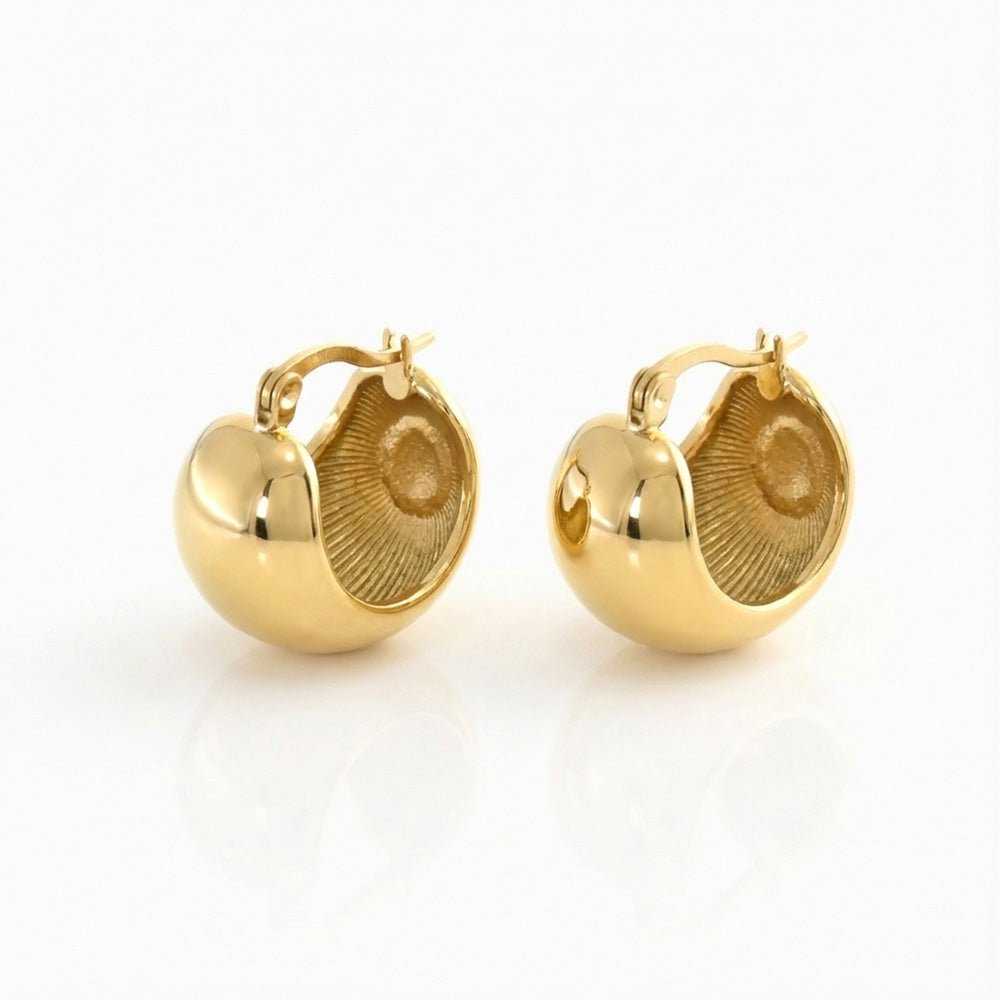 Brincos Fashion em Aço Inoxidável 20x19mm - Sheepfy