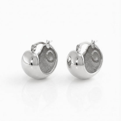 Brincos Fashion em Aço Inoxidável 20x19mm - Sheepfy