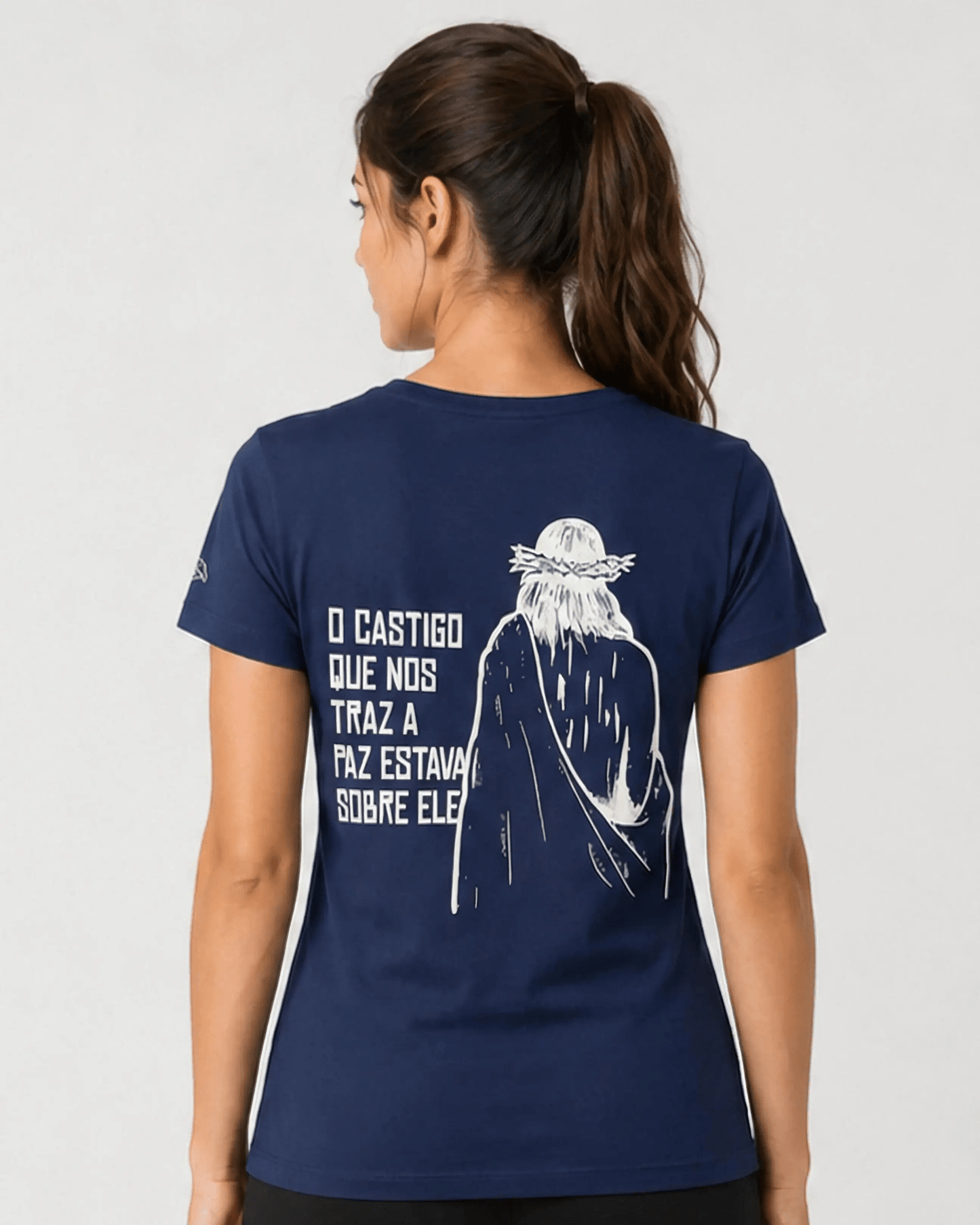 Camiseta de manga curta Estava sobre Ele | Sheepfy - Sheepfy