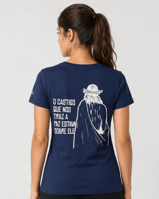 Camiseta de manga curta Estava sobre Ele | Sheepfy - Sheepfy