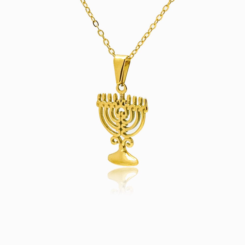 Colar Candelabro em Aço Inoxidável - Sheepfy