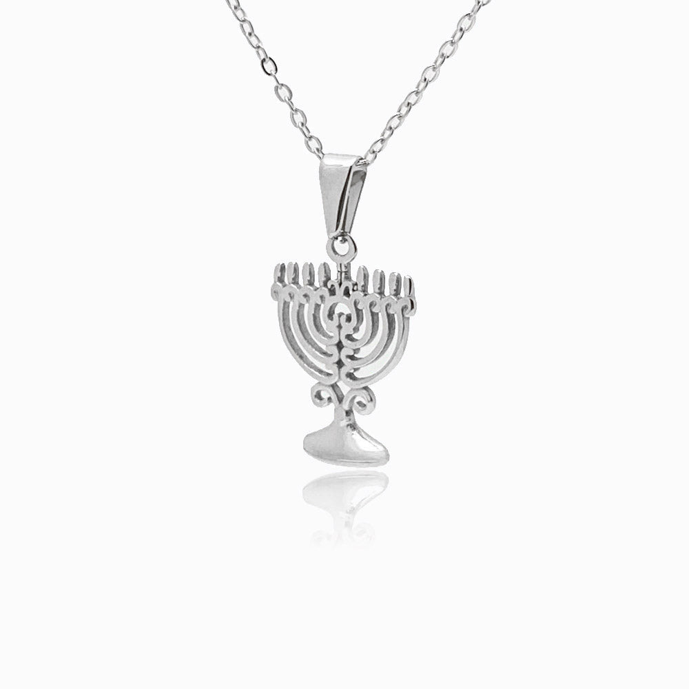 Colar Candelabro em Aço Inoxidável - Sheepfy