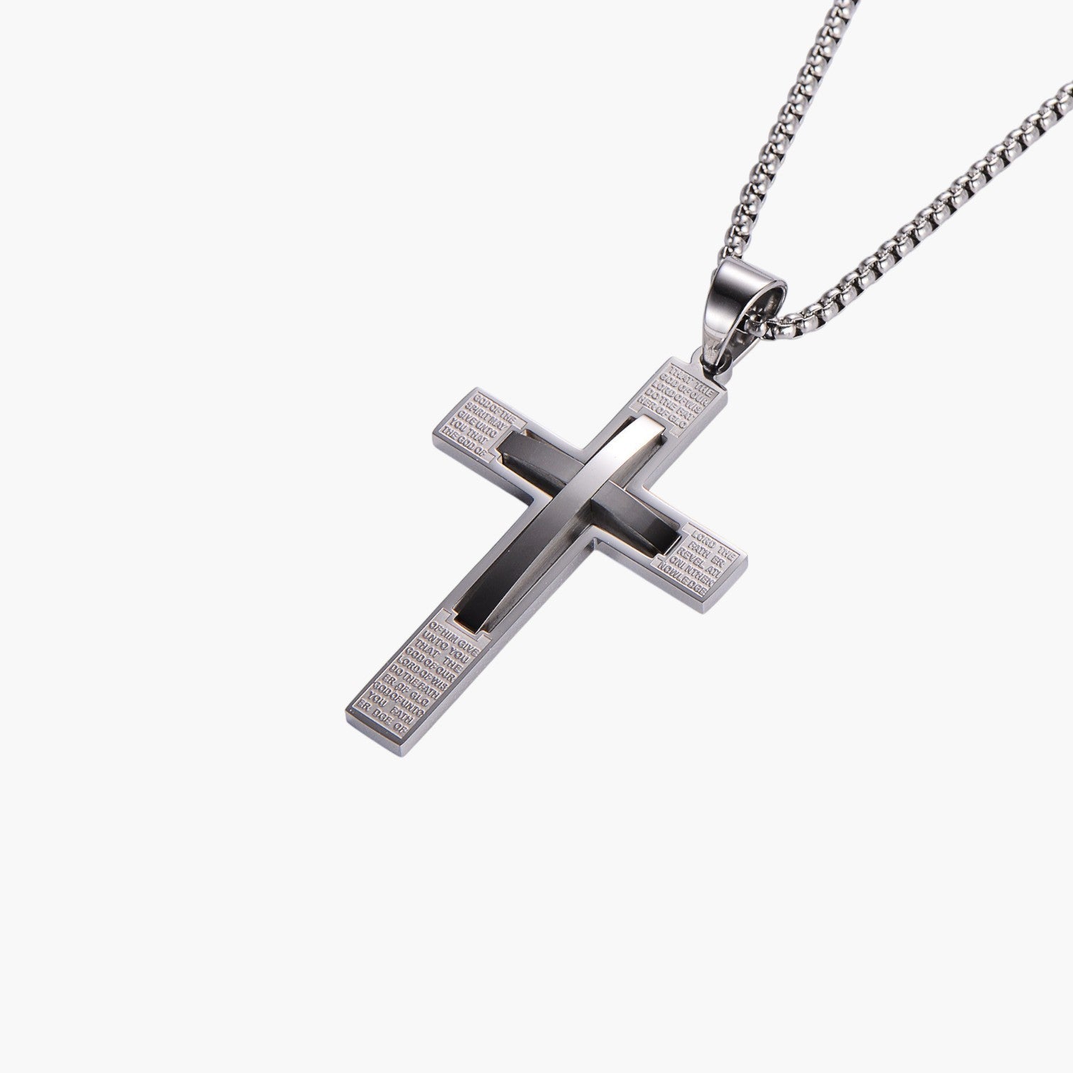 Colar Cruz em Aço Inoxidável - Sheepfy