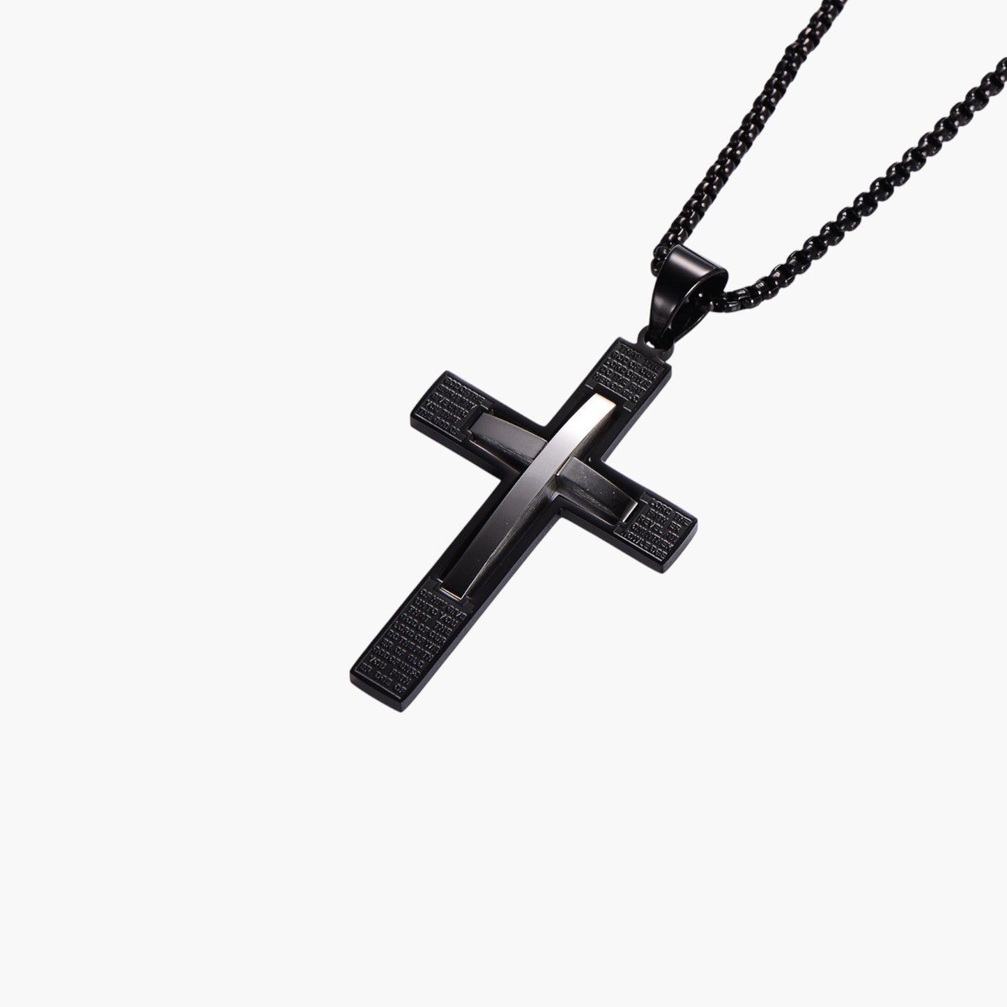 Colar Cruz em Aço Inoxidável - Sheepfy