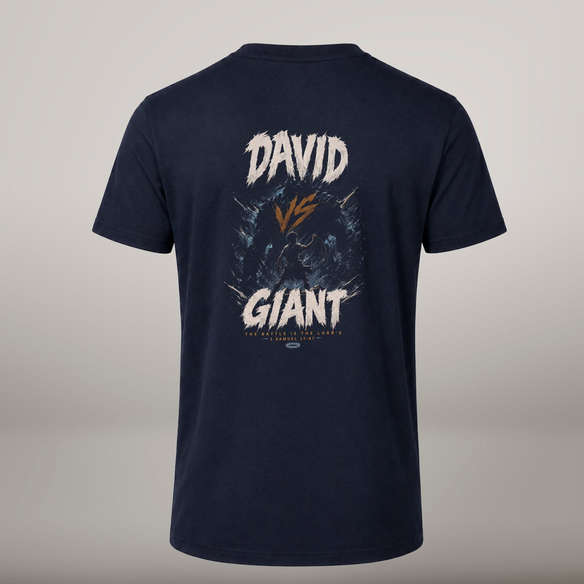 David vs Giant – T-shirt de Manga Curta | Caminho Collection | Sheepfy - Sheepfy