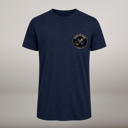 David vs Giant – T-shirt de Manga Curta | Caminho Collection | Sheepfy - Sheepfy