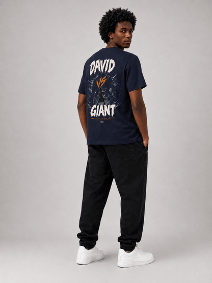 David vs Giant – T-shirt cristã de homem