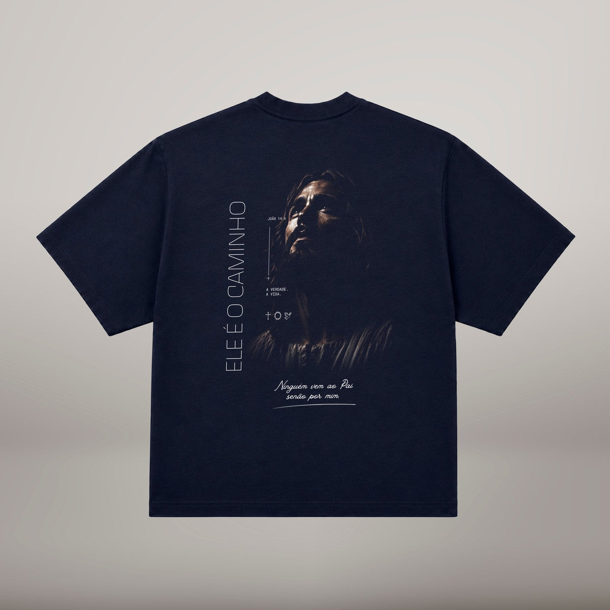 Ele É o Caminho – T-shirt Oversized | Caminho Collection | Sheepfy - Sheepfy