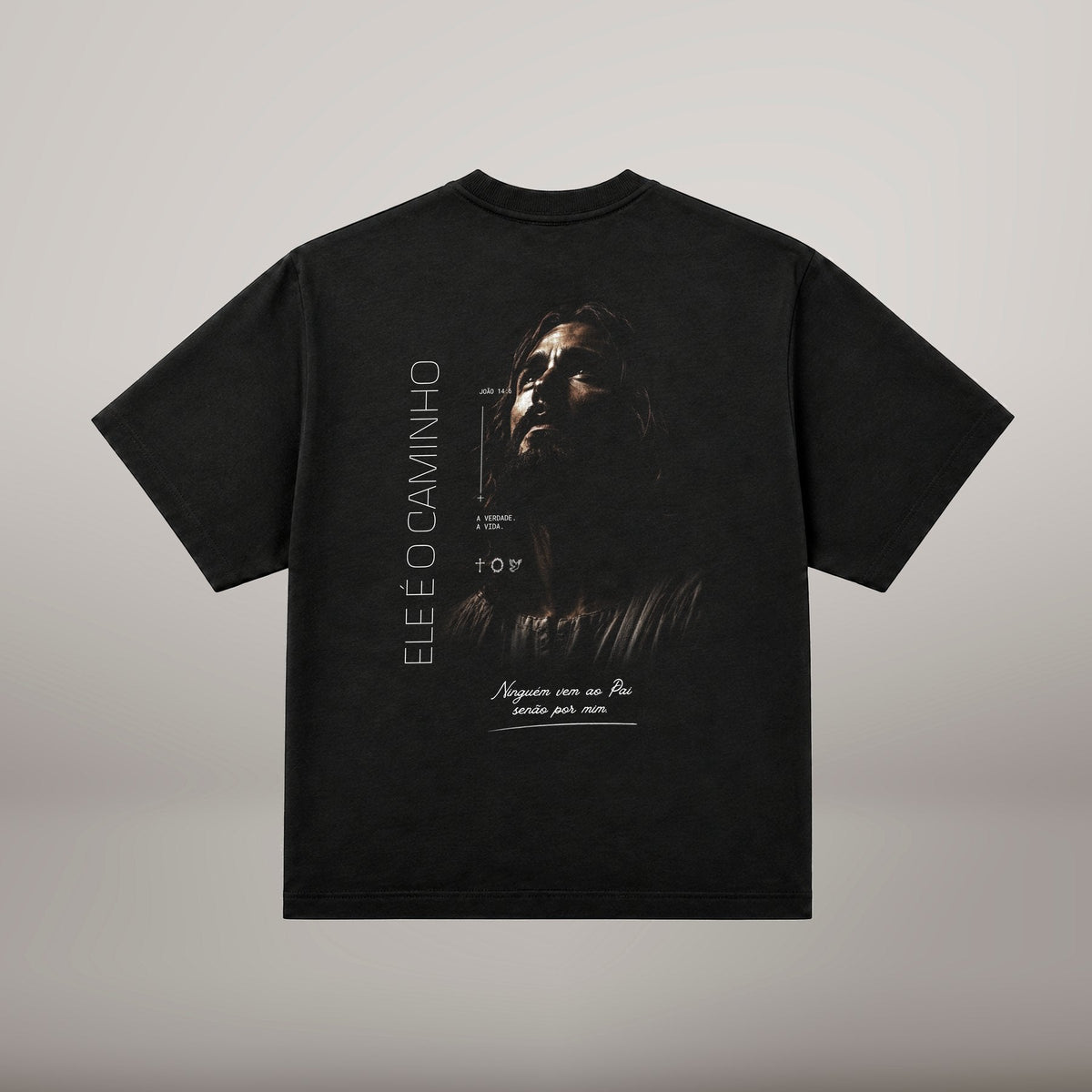 Ele É o Caminho – T-shirt Oversized | Caminho Collection | Sheepfy - Sheepfy
