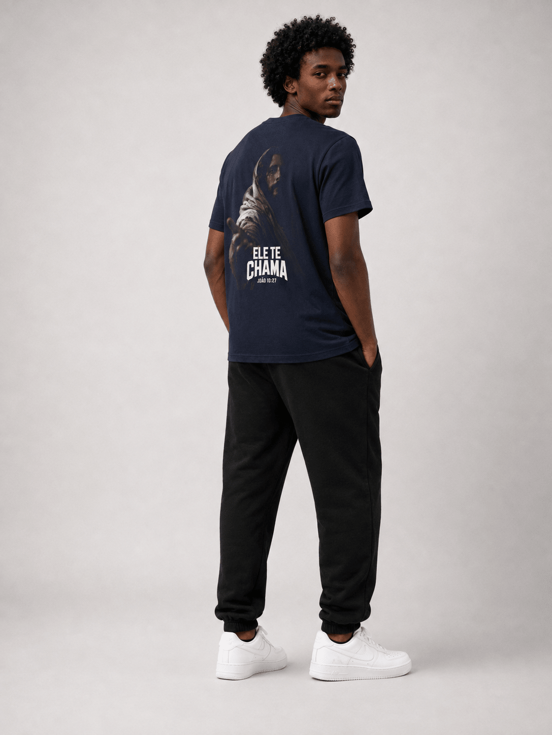 Ele Te Chama – T-shirt cristã de homem – foto 4