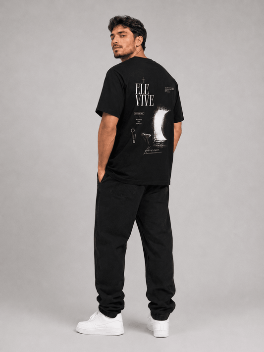 Ele Vive – T-shirt cristã de homem