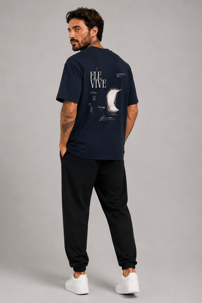 Ele Vive – T-shirt cristã oversized de homem