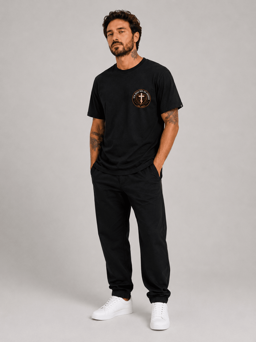 Energia Que Baste – T-shirt cristã de homem – foto 2