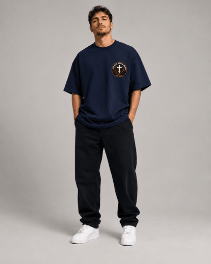 Energia Que Baste – T-shirt cristã oversized de homem – foto 4