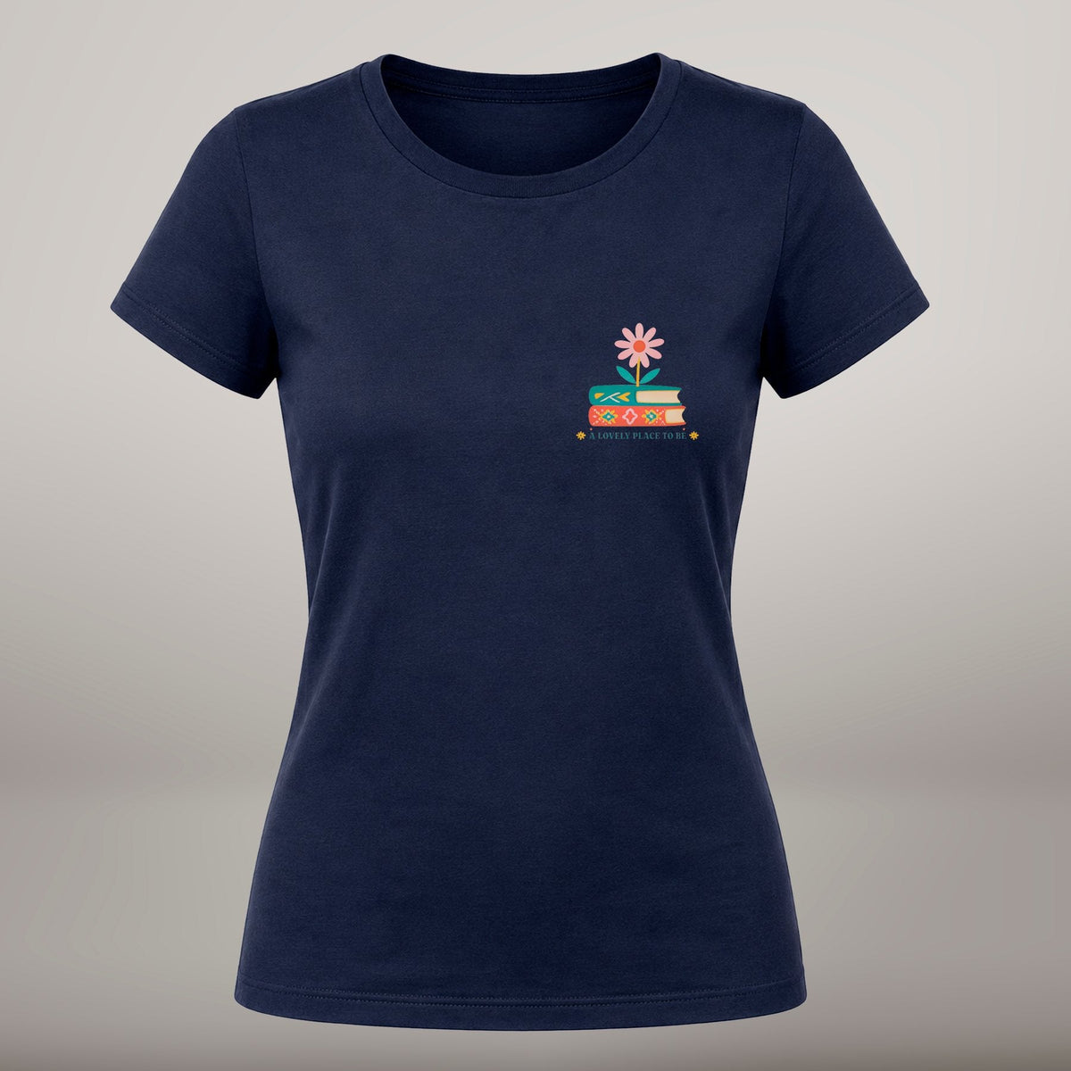 Entre as Páginas – T-shirt de Manga Curta | Caminho Collection | Sheepfy - Sheepfy