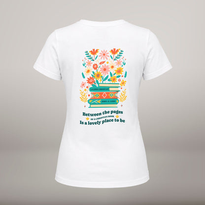 Entre as Páginas – T-shirt de Manga Curta | Caminho Collection | Sheepfy - Sheepfy