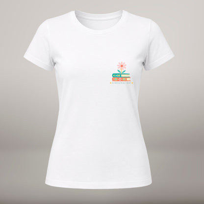 Entre as Páginas – T-shirt de Manga Curta | Caminho Collection | Sheepfy - Sheepfy