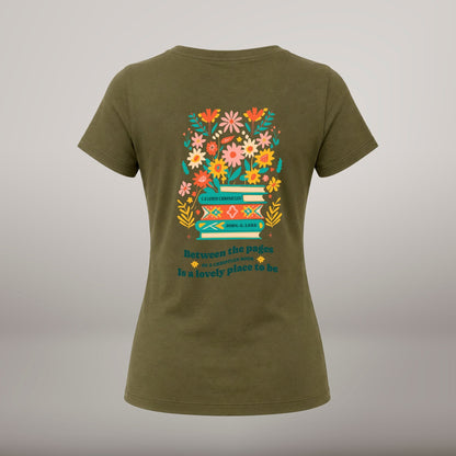 Entre as Páginas – T-shirt de Manga Curta | Caminho Collection | Sheepfy - Sheepfy