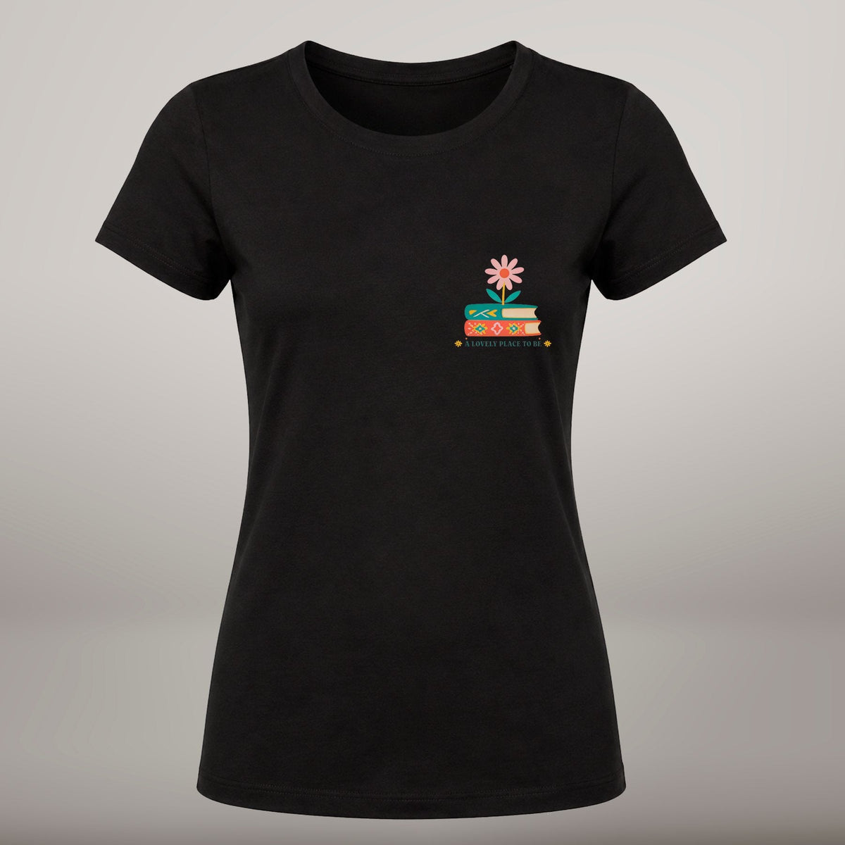 Entre as Páginas – T-shirt de Manga Curta | Caminho Collection | Sheepfy - Sheepfy
