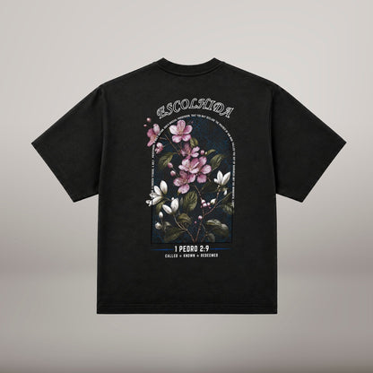 Escolhida – T-shirt Oversized | Caminho Collection | Sheepfy - Sheepfy