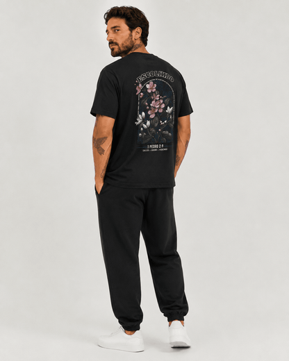 Escolhido – T-shirt cristã oversized de homem – foto 2