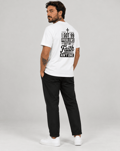 Faith > 99 – T-shirt cristã de homem – foto 2