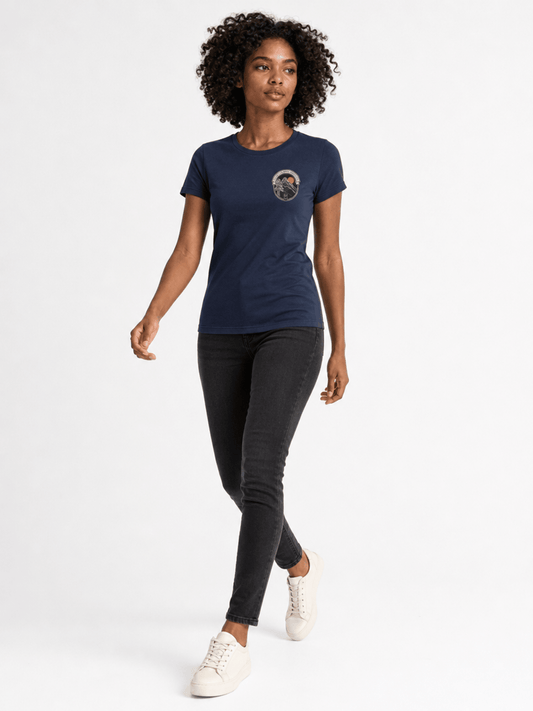 Faith Can Move Mountains – T-shirt de Manga Curta | Caminho Collection | Sheepfy - Sheepfy
