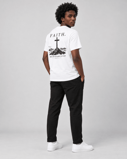 Faith – T-shirt cristã de homem