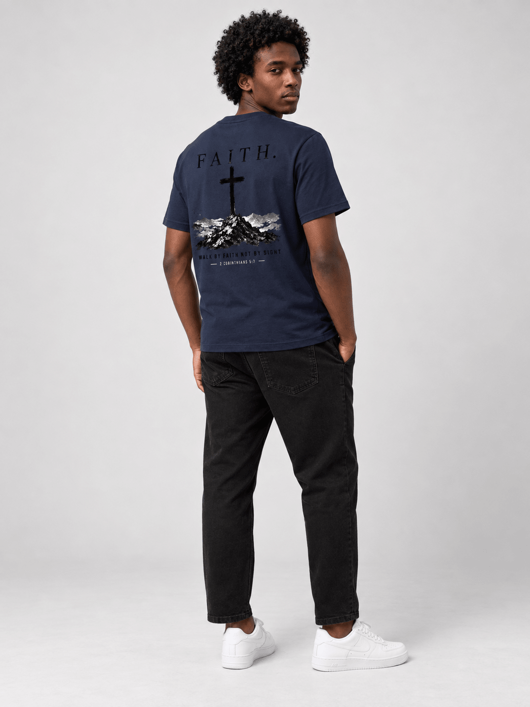 Faith – T-shirt cristã de homem – foto 5