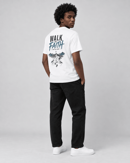 Faith Trail – T-shirt cristã de homem
