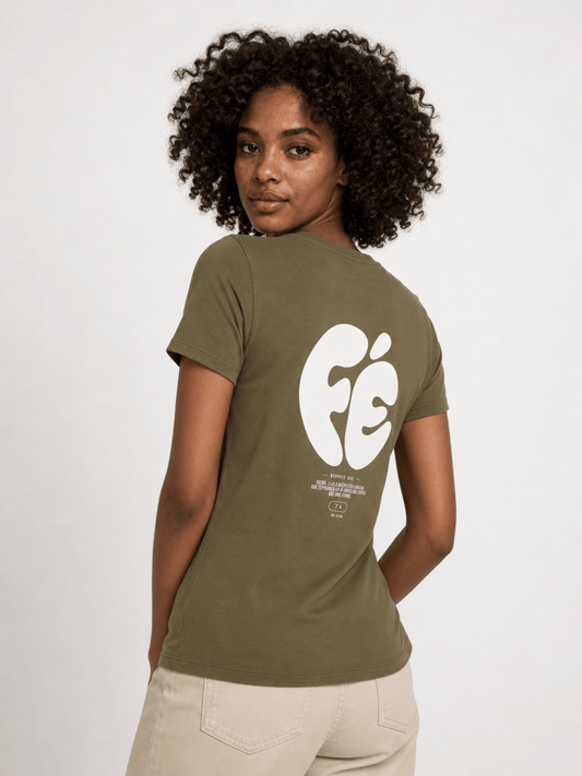 Fé – T-shirt de Manga Curta | Caminho Collection | Sheepfy - Sheepfy