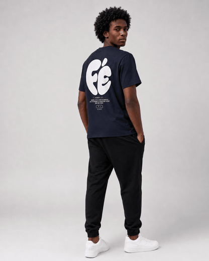Fé – T-shirt cristã de homem – foto 3