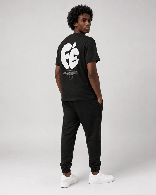 Fé – T-shirt cristã de homem