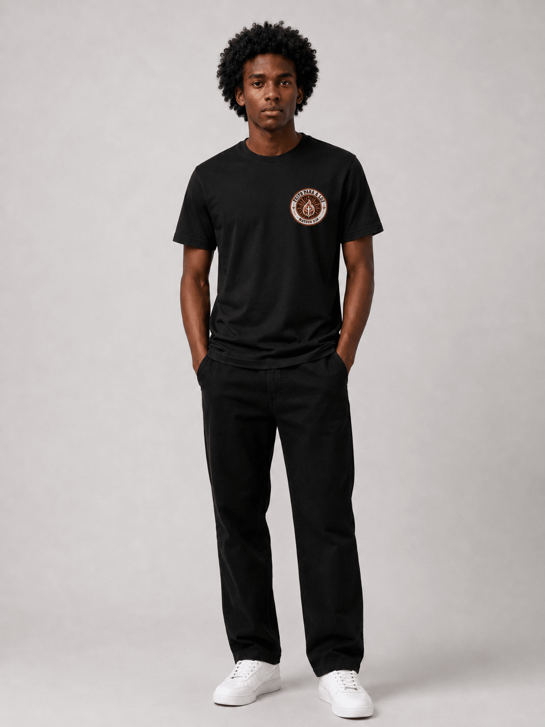 Feito para a Luz – T-shirt cristã de homem – foto 4