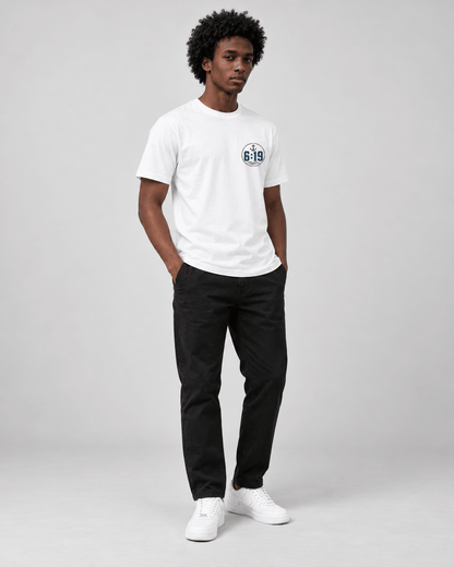 Firme na Tempestade – T-shirt cristã de homem