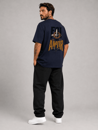 Foi Por Amor – T-shirt cristã de homem – foto 6