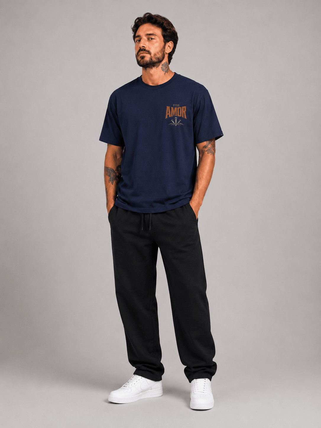Foi Por Amor – T-shirt cristã de homem – foto 5