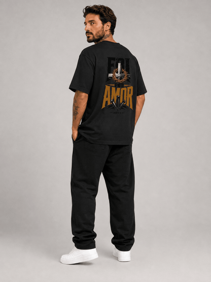 Foi Por Amor – T-shirt cristã de homem – foto 4