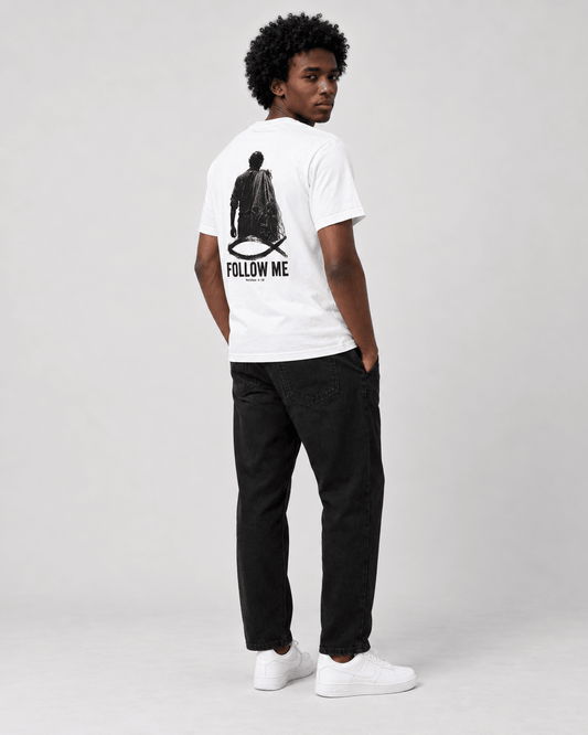 Follow Me – T-shirt cristã de homem