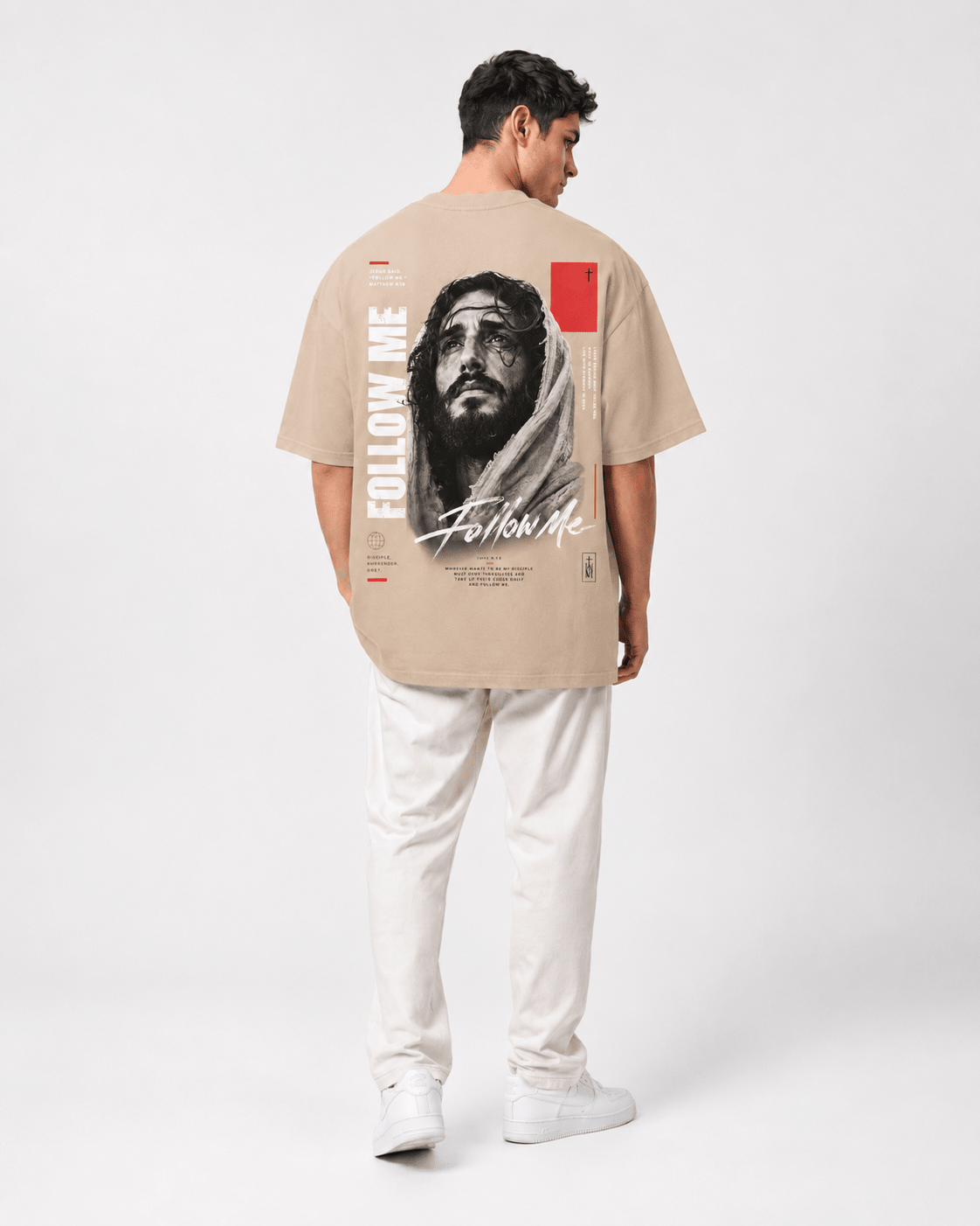 Follow Me – T-shirt Oversized | Caminho Collection | Sheepfy - Sheepfy
