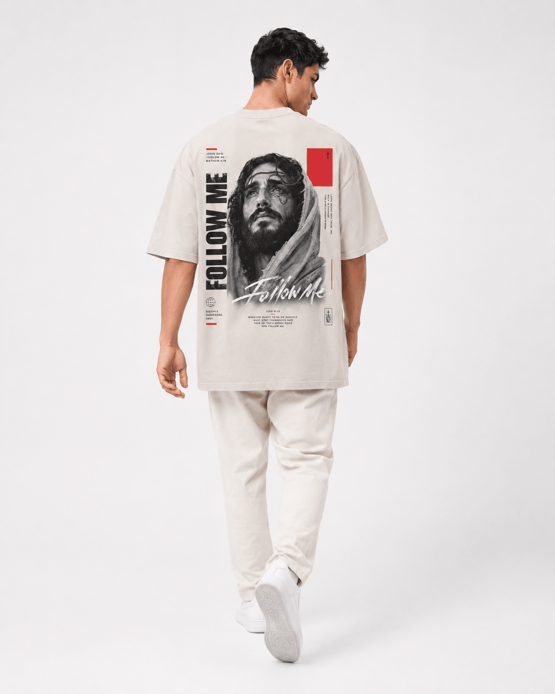 Follow Me – T-shirt Oversized | Caminho Collection | Sheepfy - Sheepfy