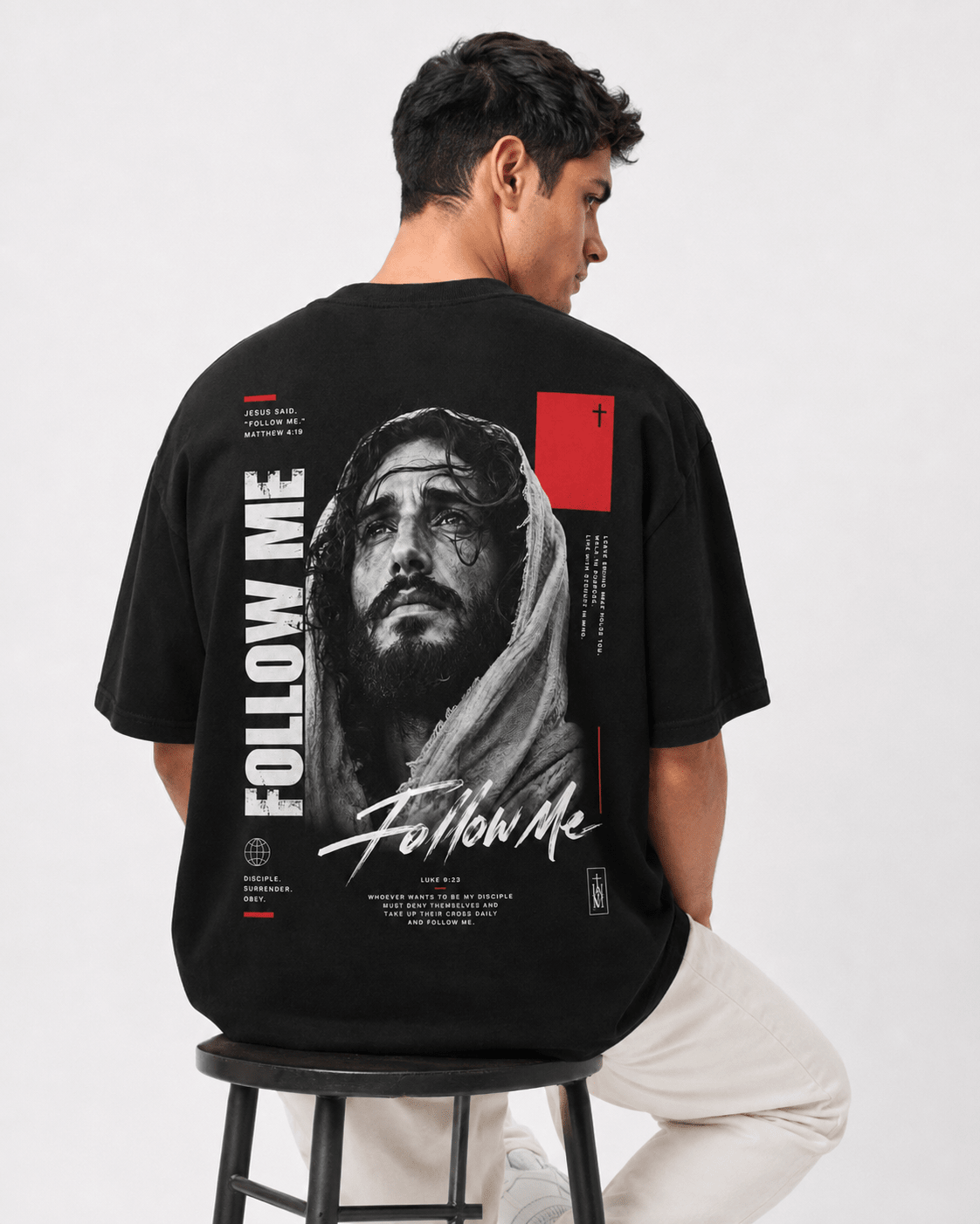 Follow Me – T-shirt Oversized | Caminho Collection | Sheepfy - Sheepfy