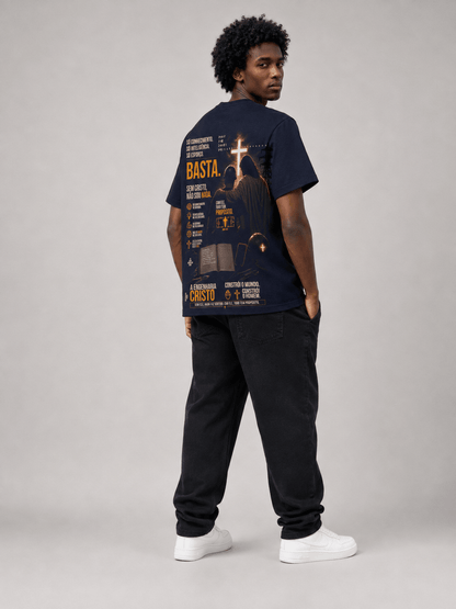 Fonte Inesgotável – T-shirt cristã oversized de homem – foto 3