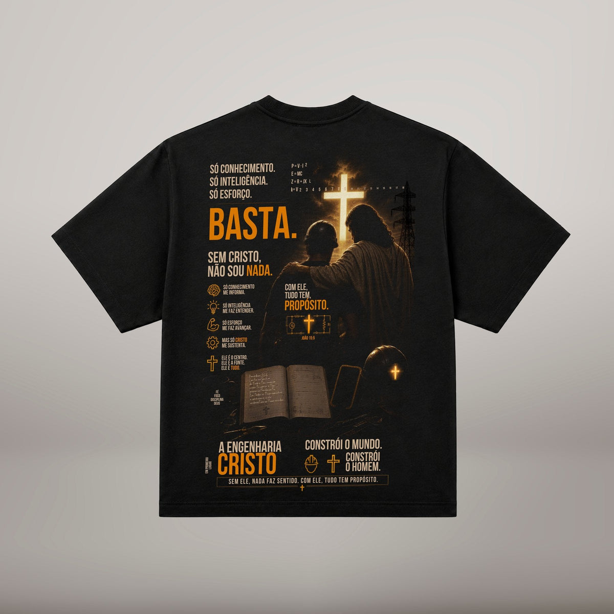Fonte Inesgotável – T-shirt Oversized | Caminho Collection | Sheepfy - Sheepfy