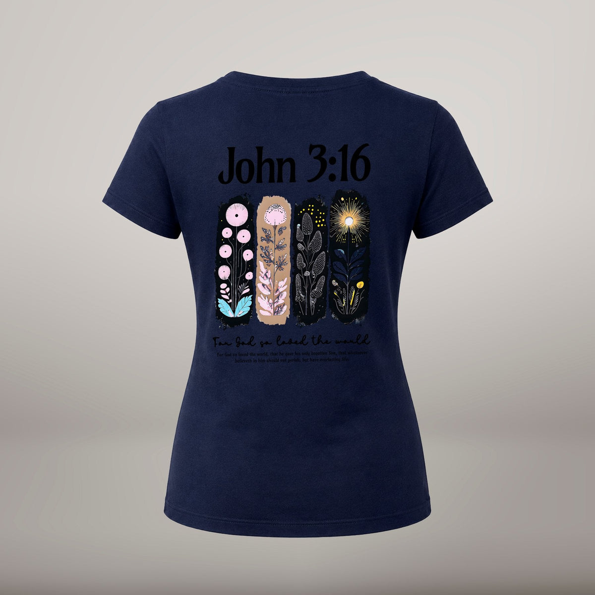For God So Loved – T-shirt de Manga Curta | Caminho Collection | Sheepfy - Sheepfy