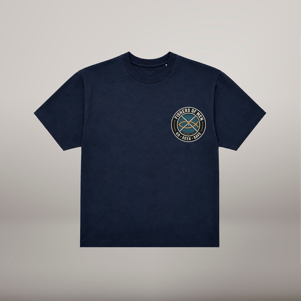 Go, Seek, Save – T-shirt Oversized | Caminho Collection | Sheepfy - Sheepfy