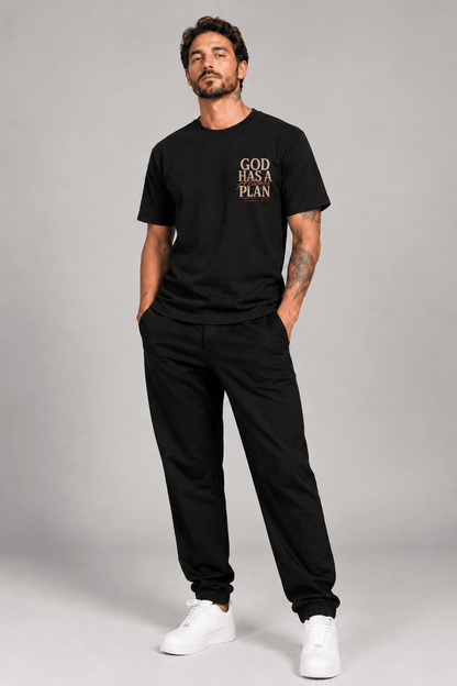God Has a Plan – T-shirt cristã de homem – foto 2